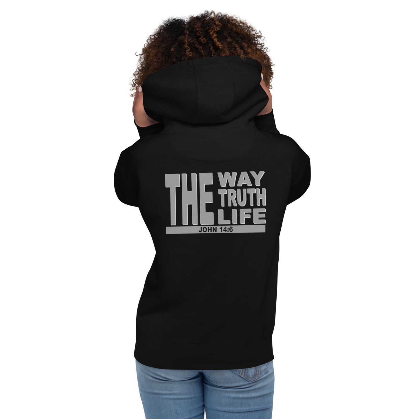 Unisex Christian Hoodie - "The Way, Truth, Life" (John 14:6)