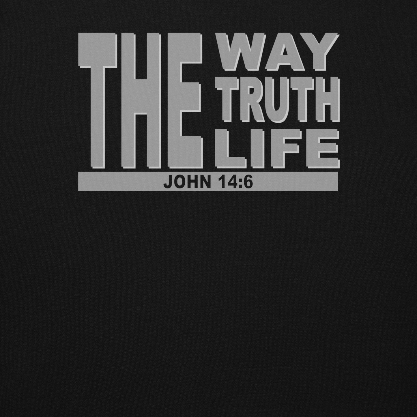 Unisex Christian Hoodie - "The Way, Truth, Life" (John 14:6)