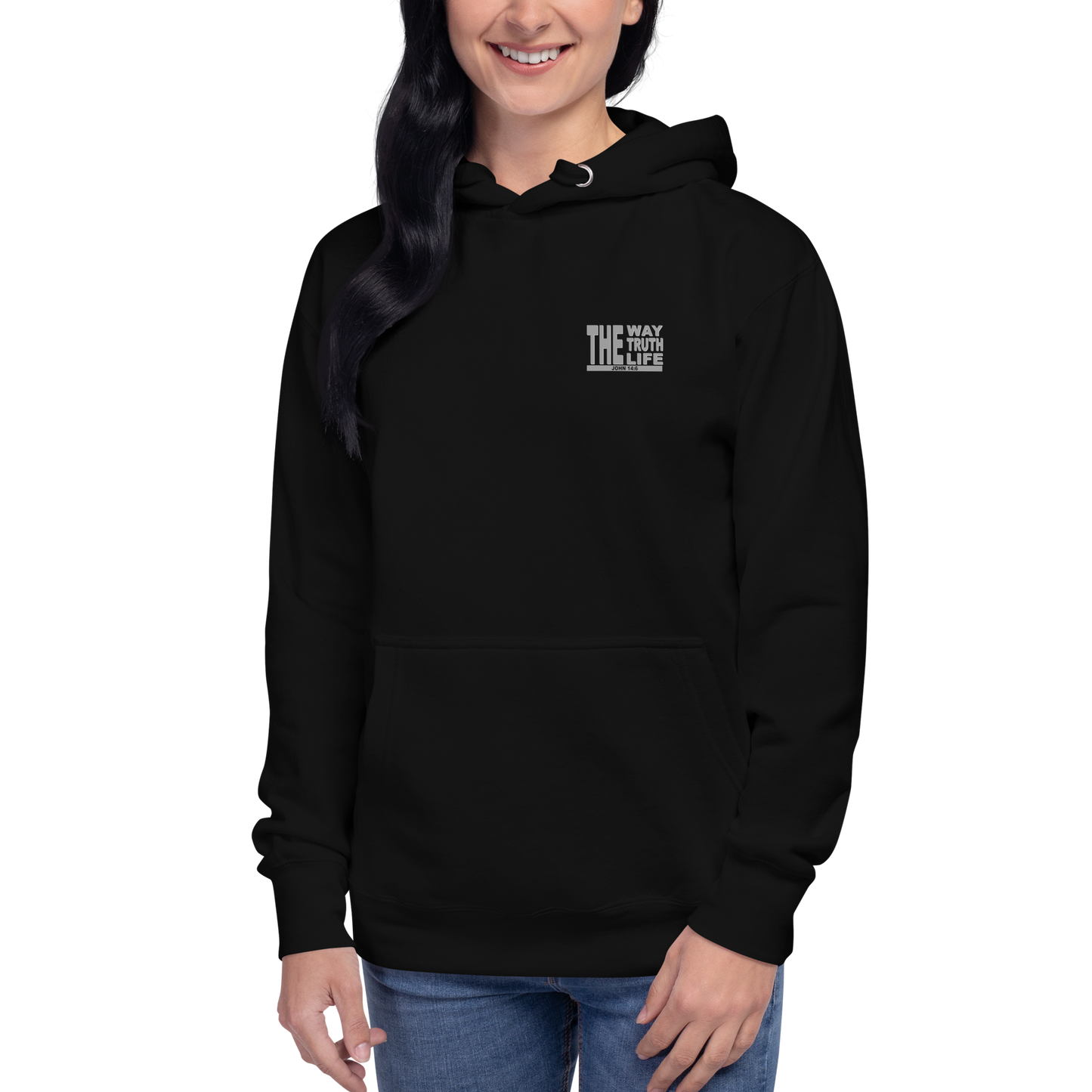 Unisex Christian Hoodie - "The Way, Truth, Life" (John 14:6)