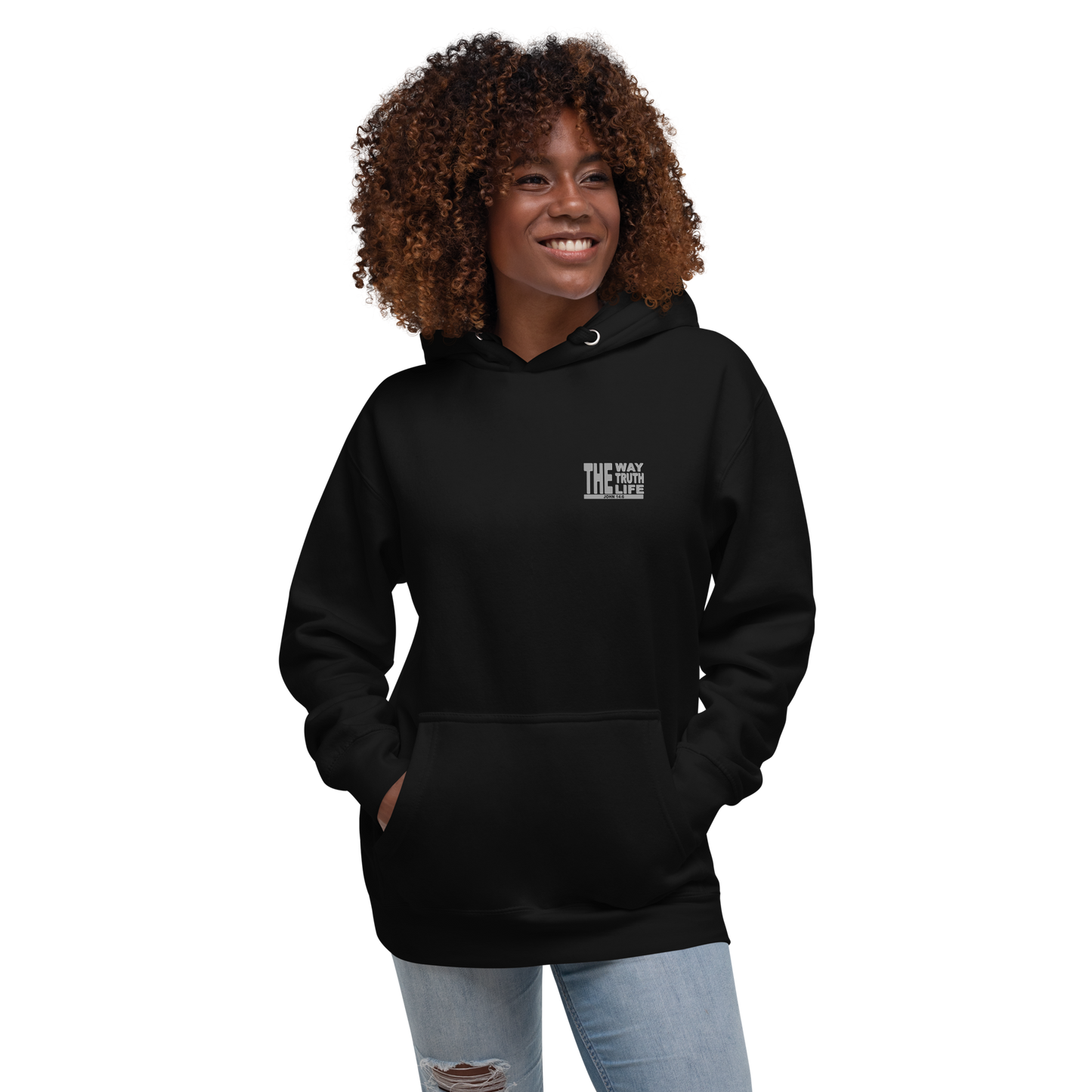 Unisex Christian Hoodie - "The Way, Truth, Life" (John 14:6)