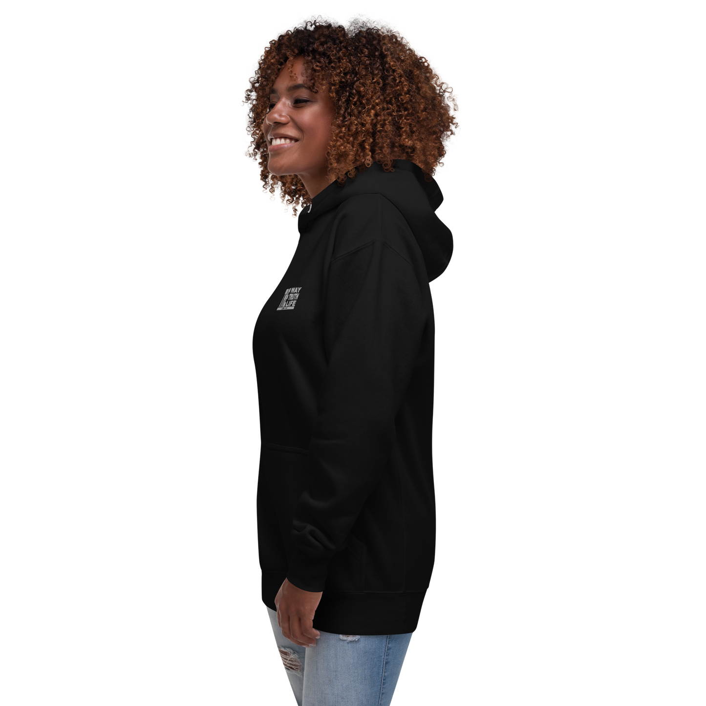 Unisex Christian Hoodie - "The Way, Truth, Life" (John 14:6)