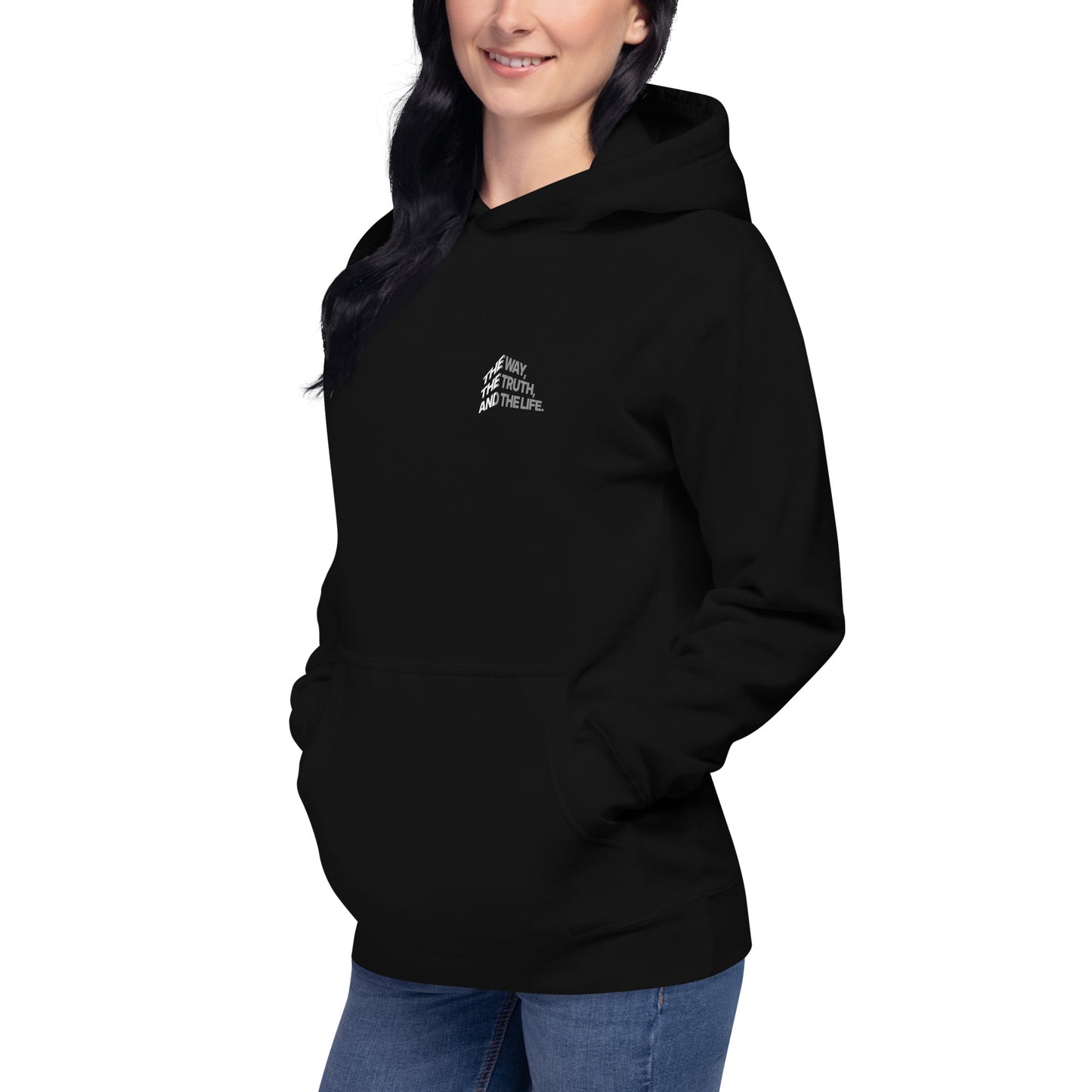 John 14: 6 - 3D Art - Unisex Hoodie