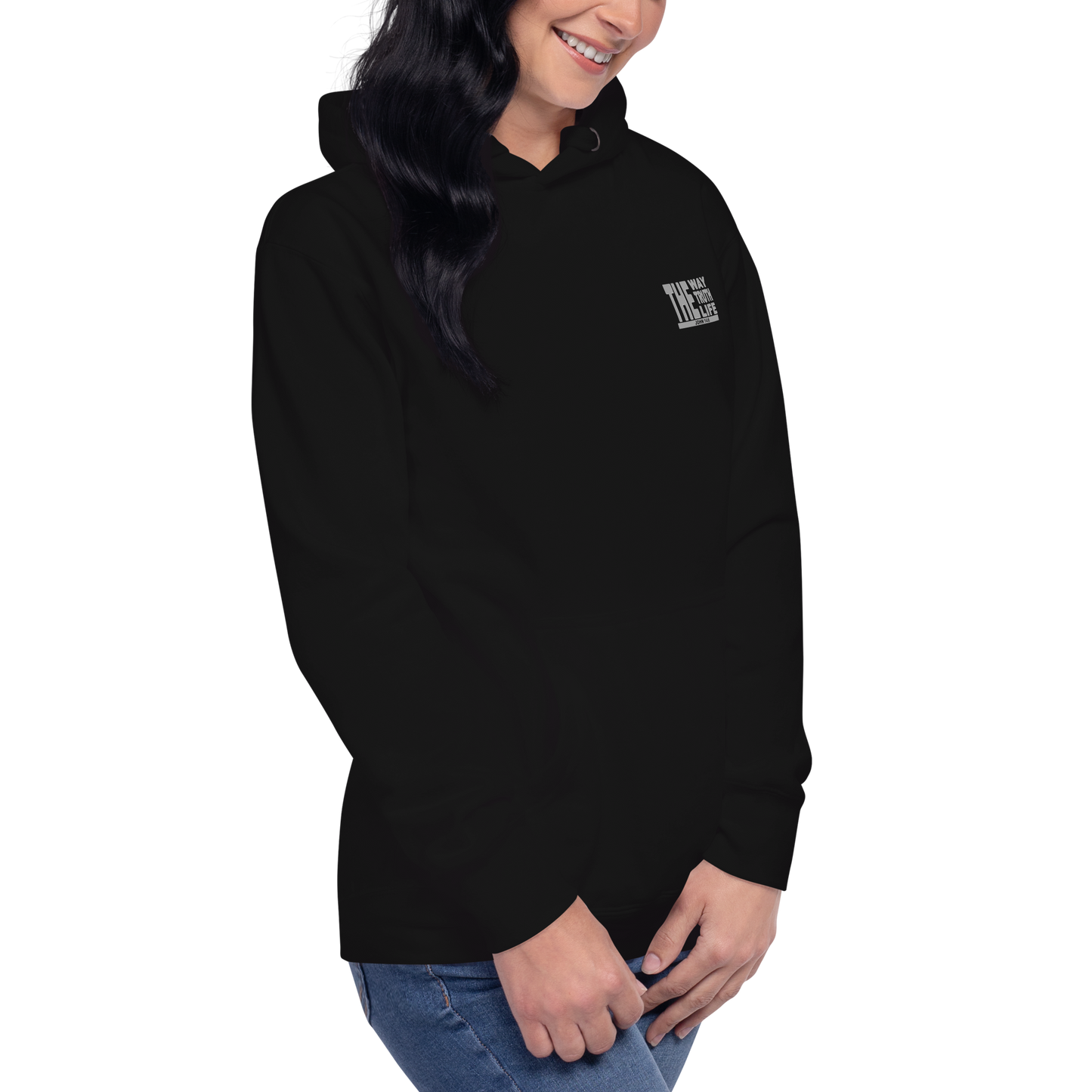 Unisex Christian Hoodie - "The Way, Truth, Life" (John 14:6)