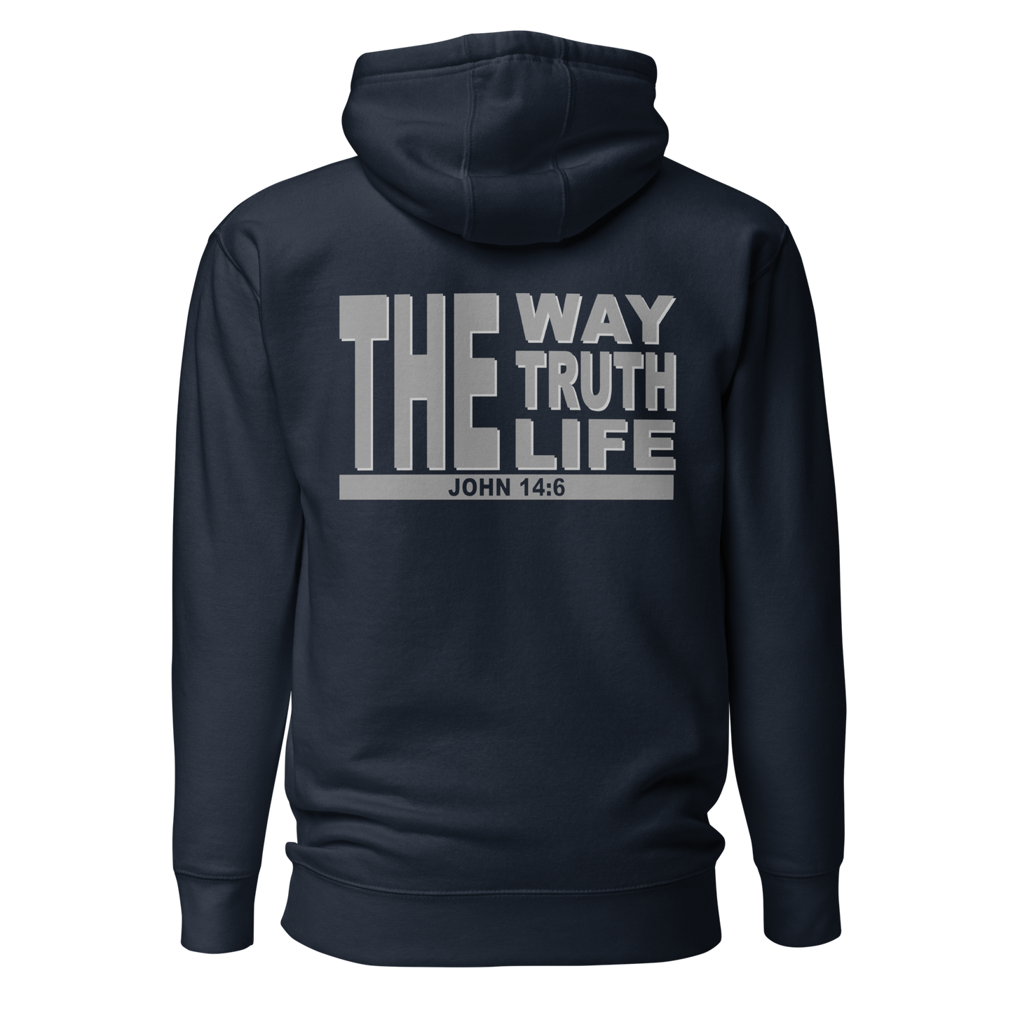 Unisex Christian Hoodie - "The Way, Truth, Life" (John 14:6)