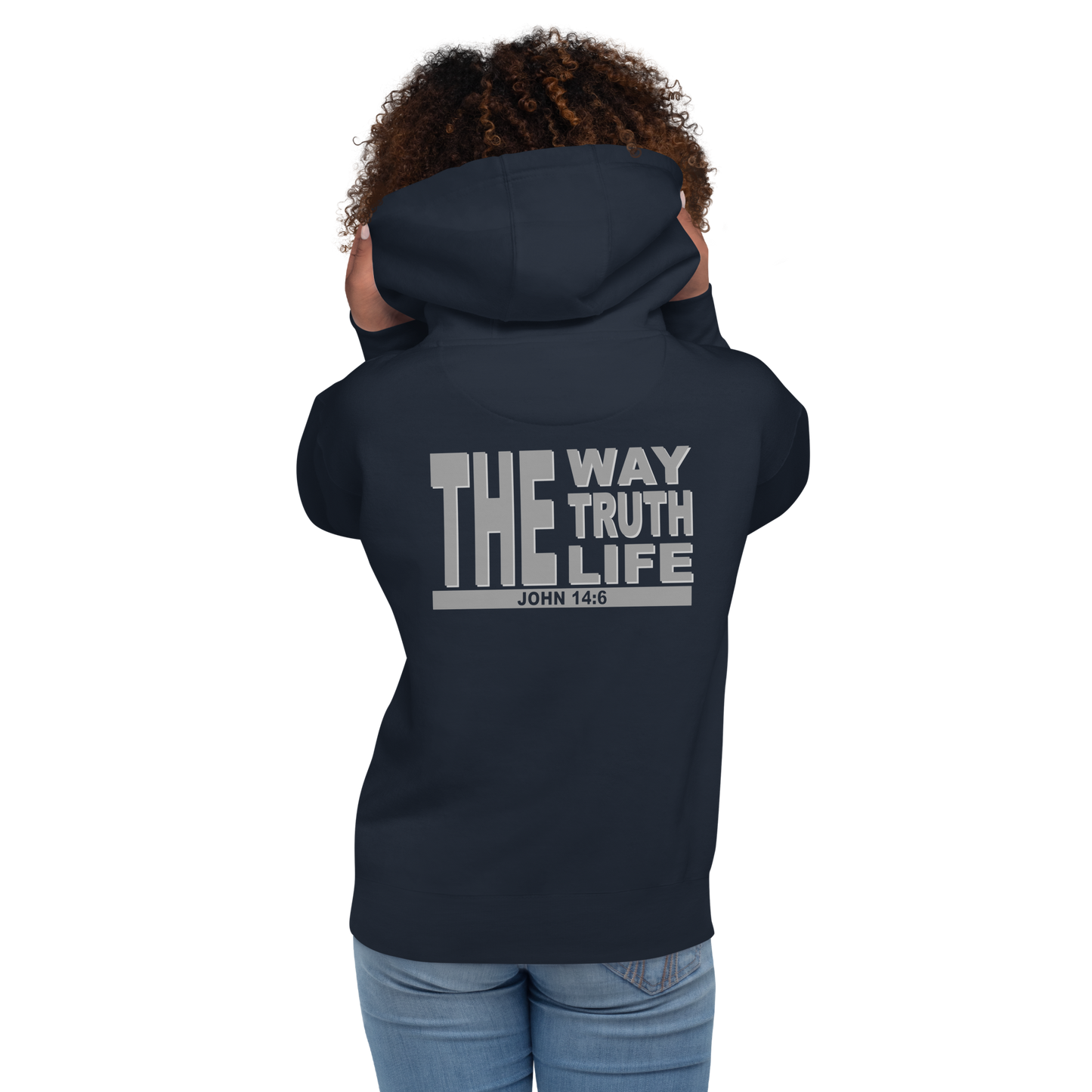 Unisex Christian Hoodie - "The Way, Truth, Life" (John 14:6)