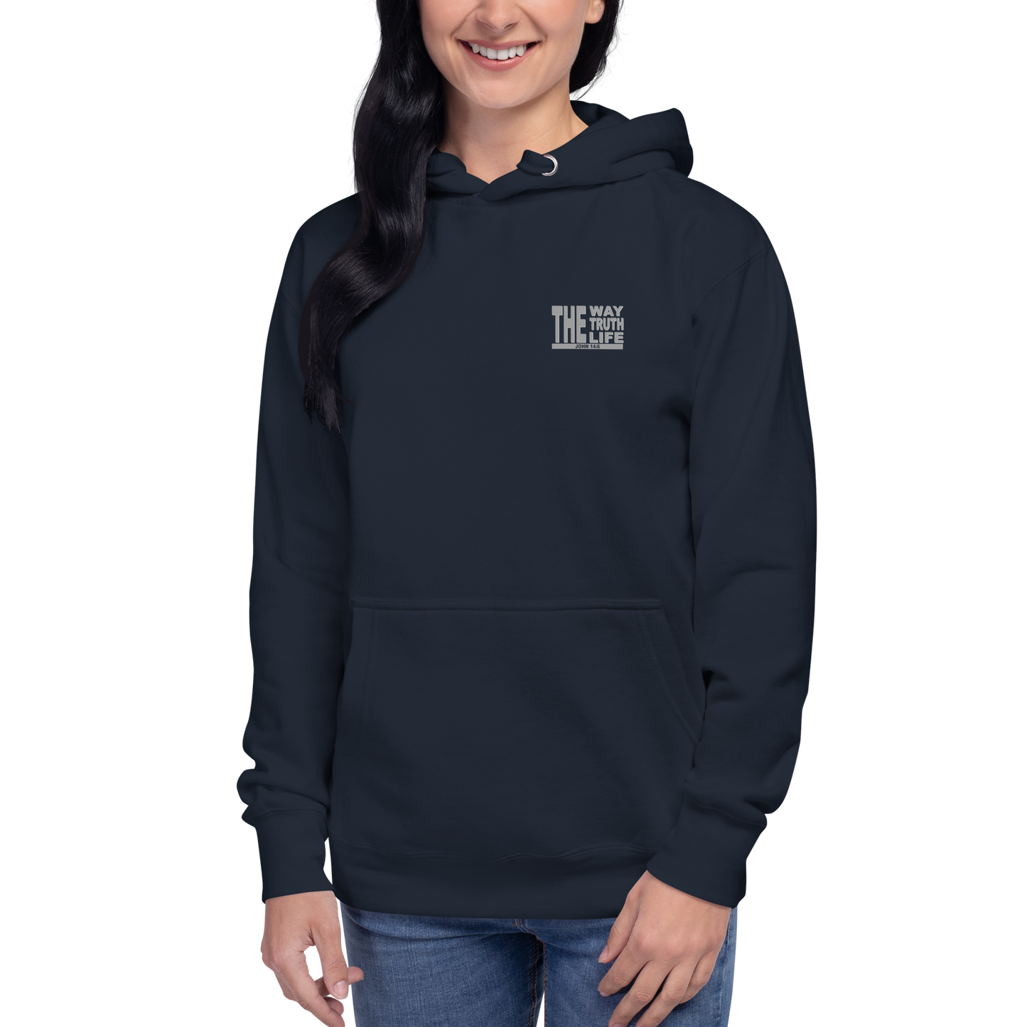 Unisex Christian Hoodie - "The Way, Truth, Life" (John 14:6)