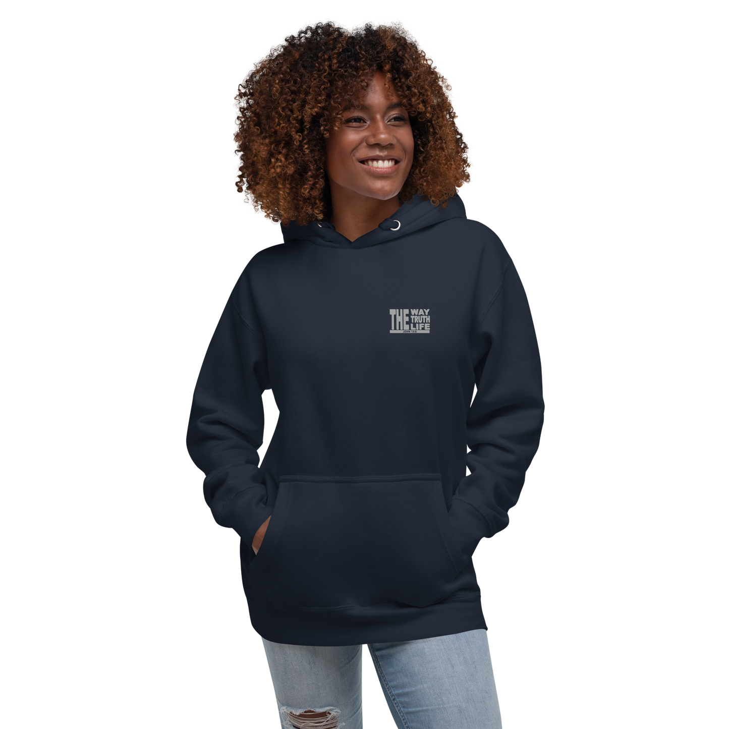 Unisex Christian Hoodie - "The Way, Truth, Life" (John 14:6)