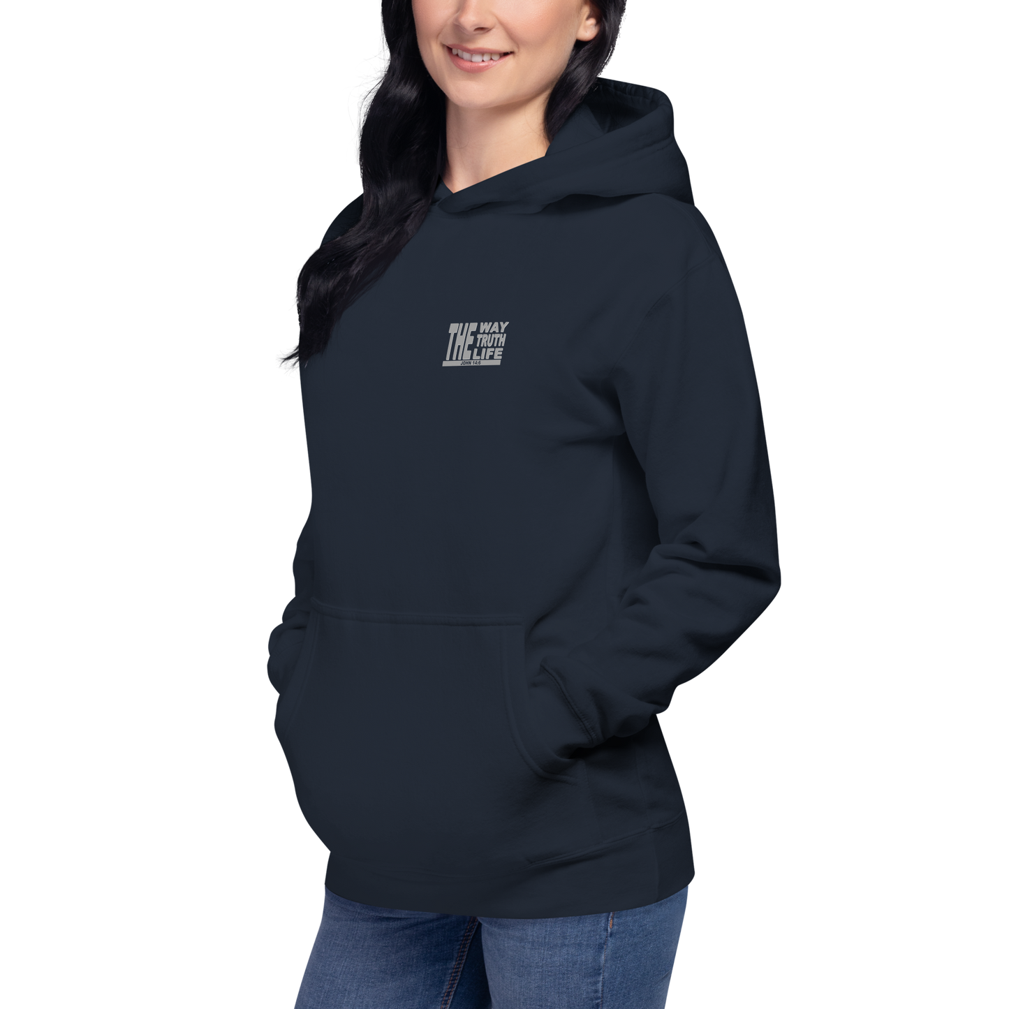 Unisex Christian Hoodie - "The Way, Truth, Life" (John 14:6)