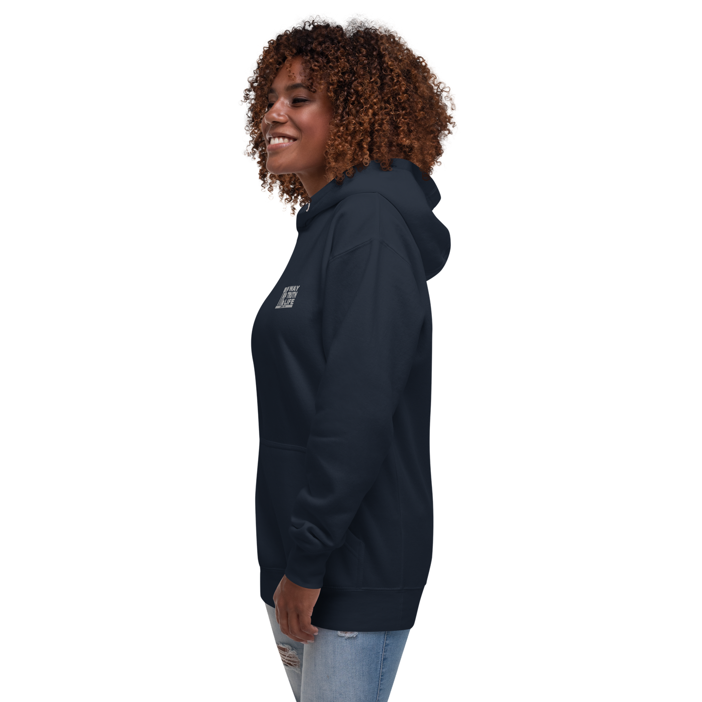 Unisex Christian Hoodie - "The Way, Truth, Life" (John 14:6)