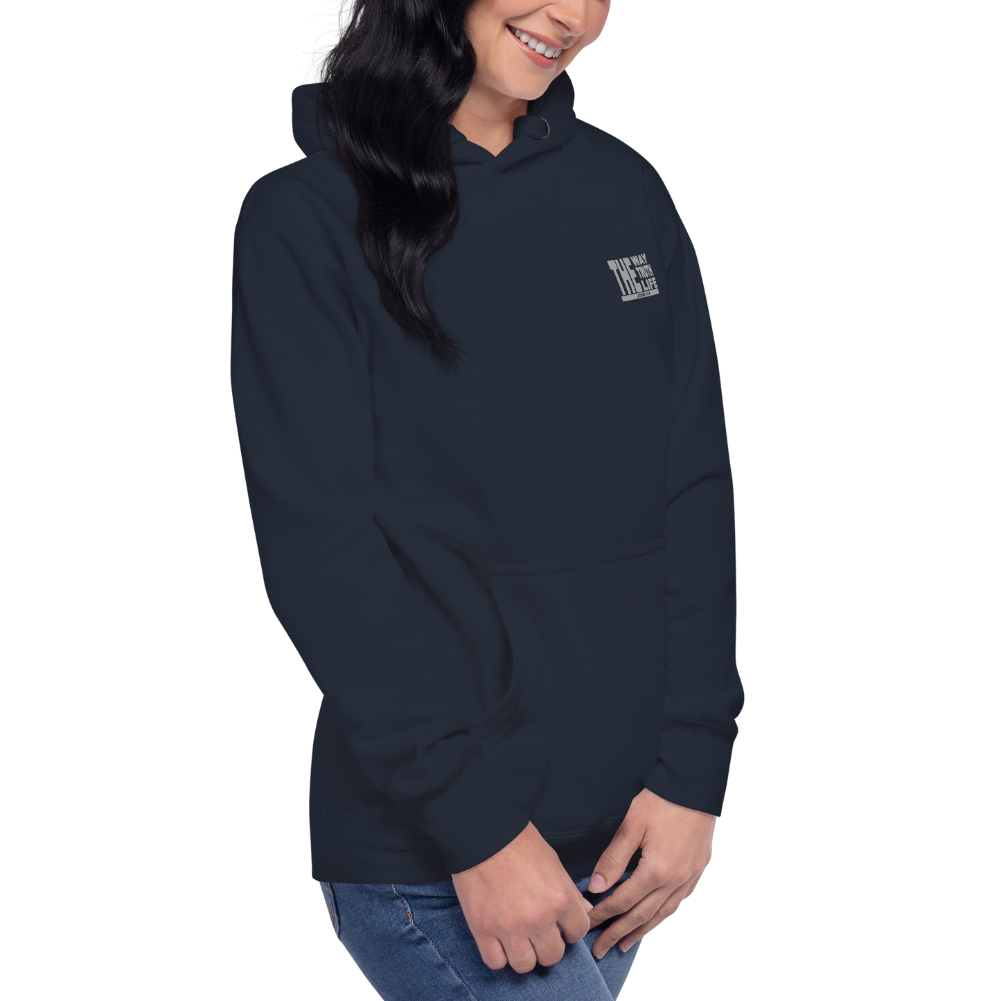 Unisex Christian Hoodie - "The Way, Truth, Life" (John 14:6)