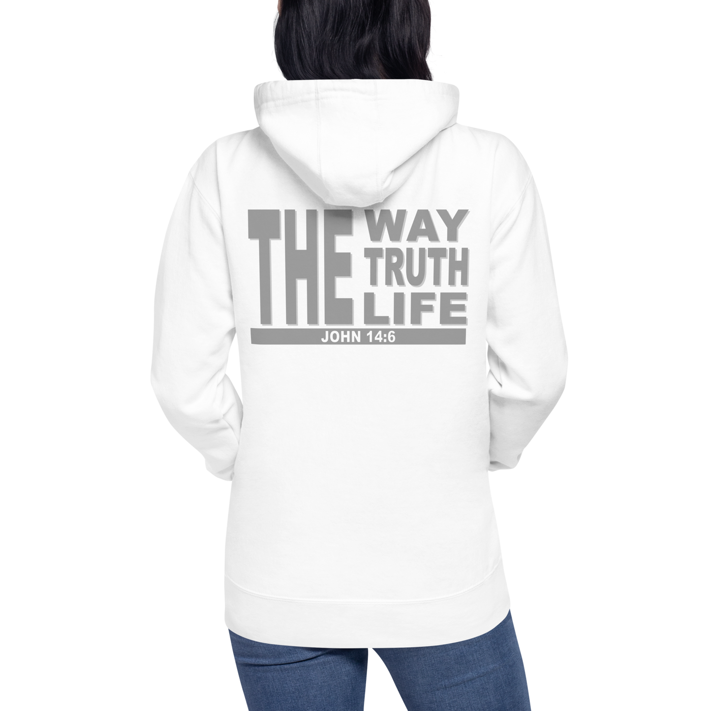 Unisex Christian Hoodie - "The Way, Truth, Life" (John 14:6)