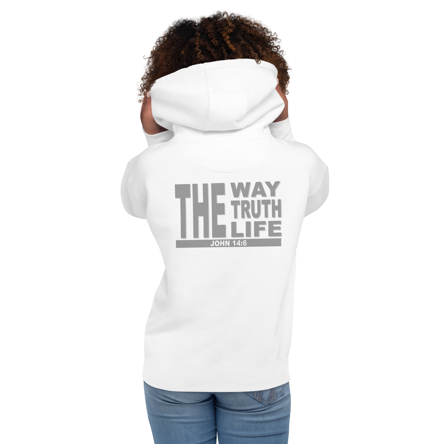 Unisex Christian Hoodie - "The Way, Truth, Life" (John 14:6)