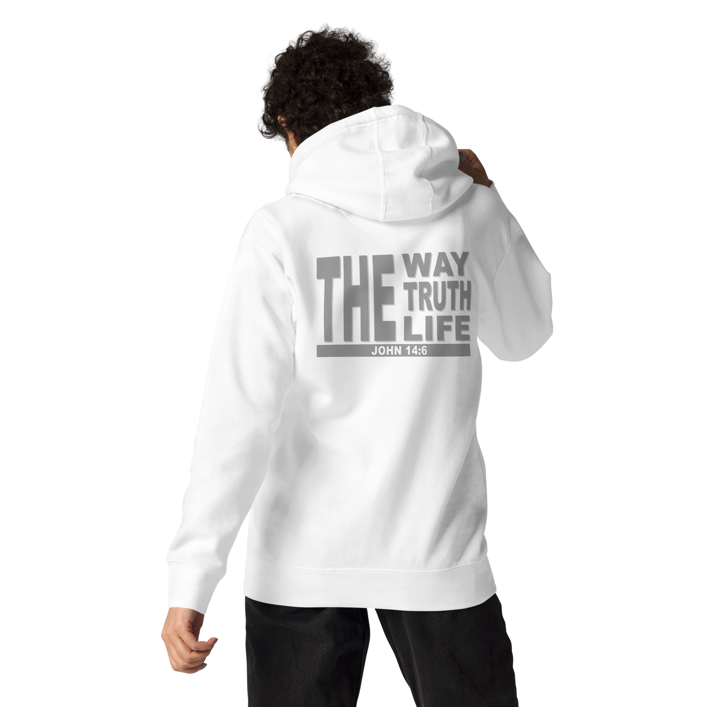 Unisex Christian Hoodie - "The Way, Truth, Life" (John 14:6)