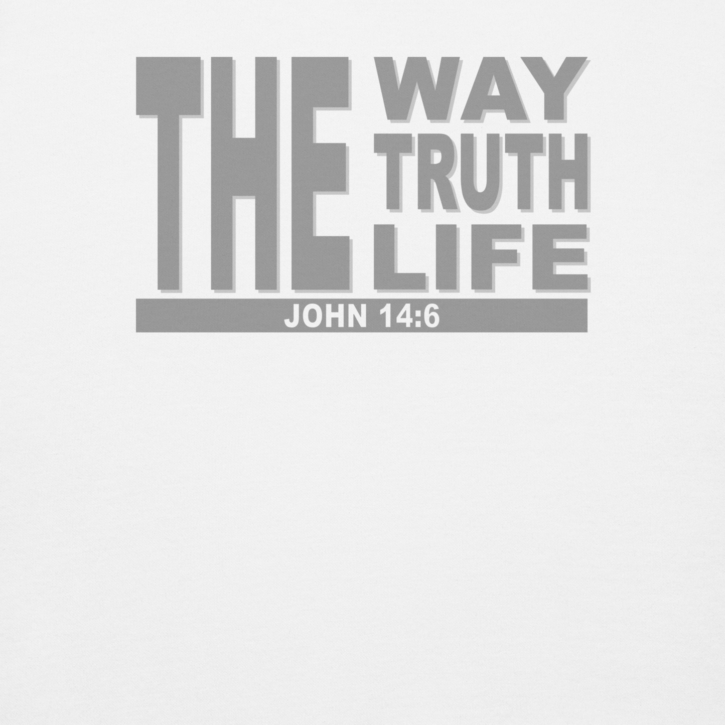 Unisex Christian Hoodie - "The Way, Truth, Life" (John 14:6)