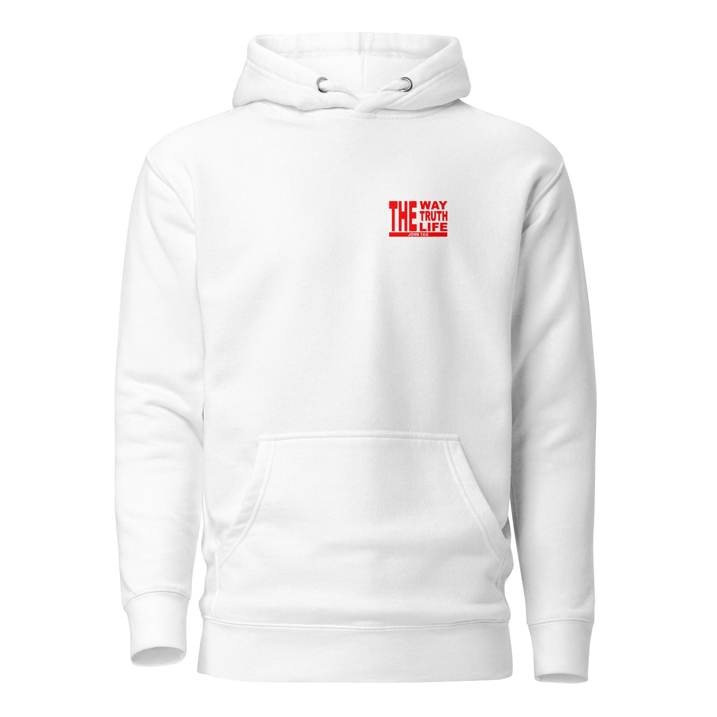 John 14:6 red - Unisex Hoodie