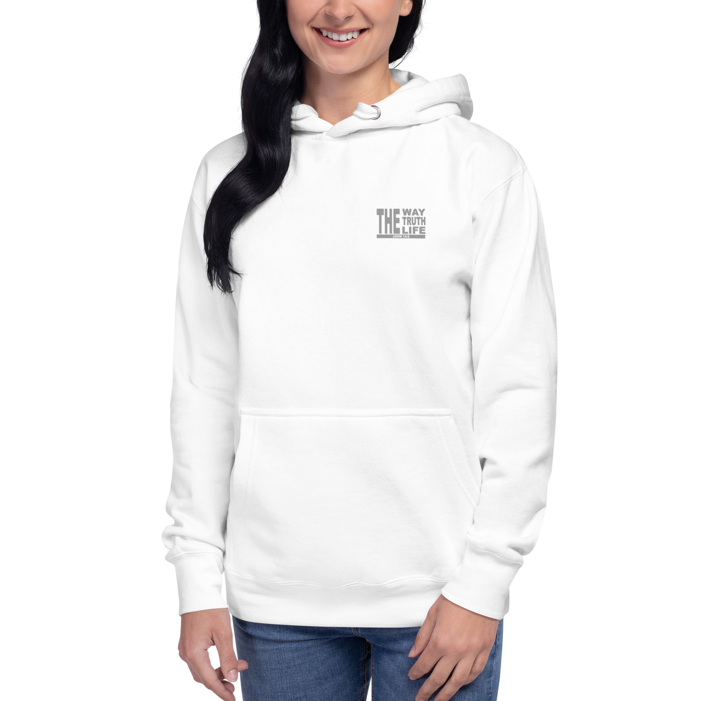 Unisex Christian Hoodie - "The Way, Truth, Life" (John 14:6)