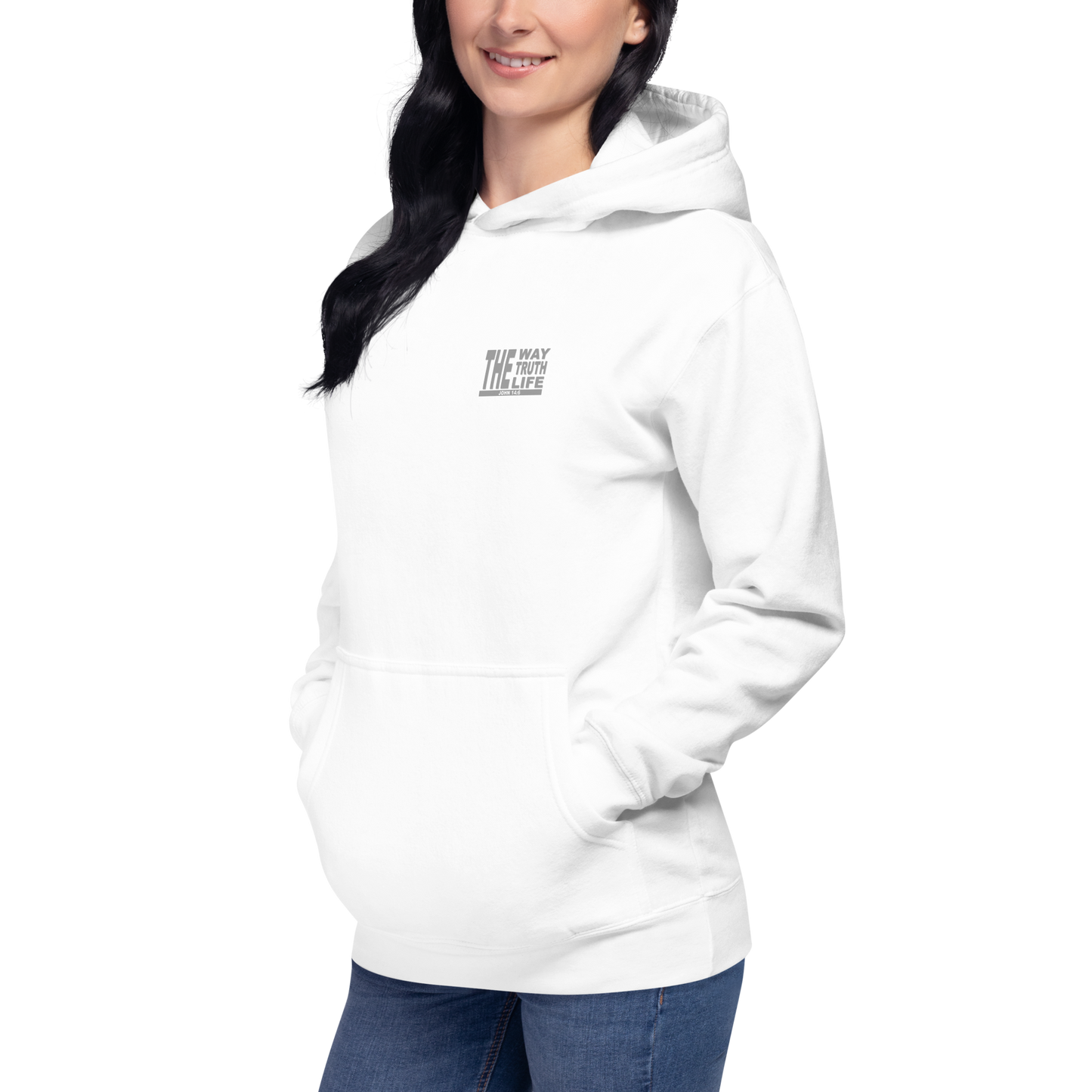 Unisex Christian Hoodie - "The Way, Truth, Life" (John 14:6)