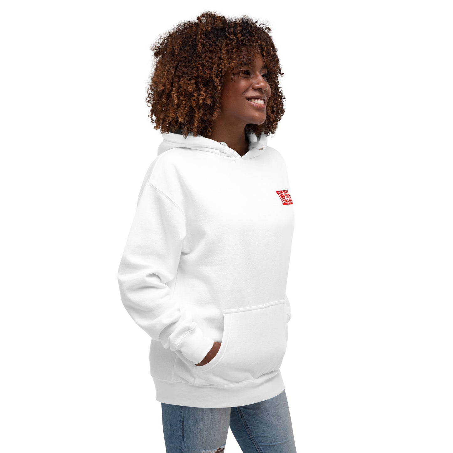 John 14:6 red - Unisex Hoodie