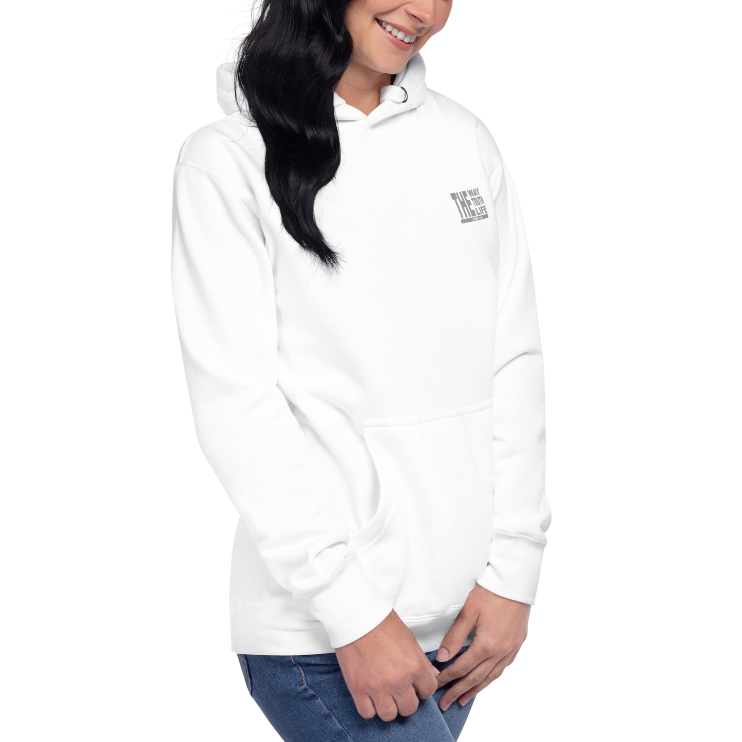 Unisex Christian Hoodie - "The Way, Truth, Life" (John 14:6)