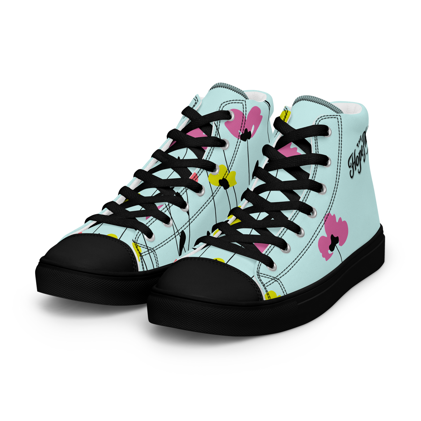 Women’s high top canvas shoes