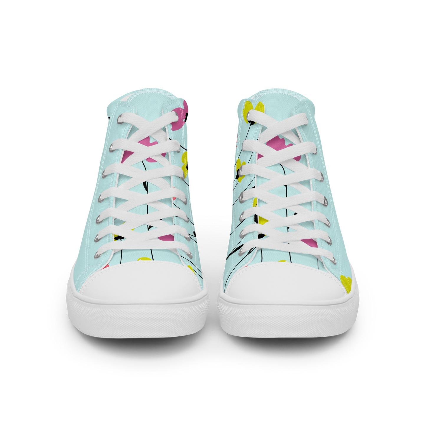 Women’s high top canvas shoes