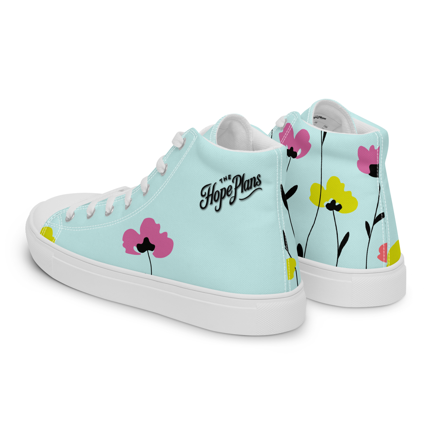 Women’s high top canvas shoes