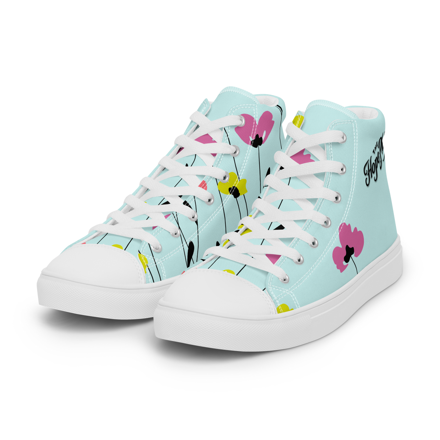 Women’s high top canvas shoes