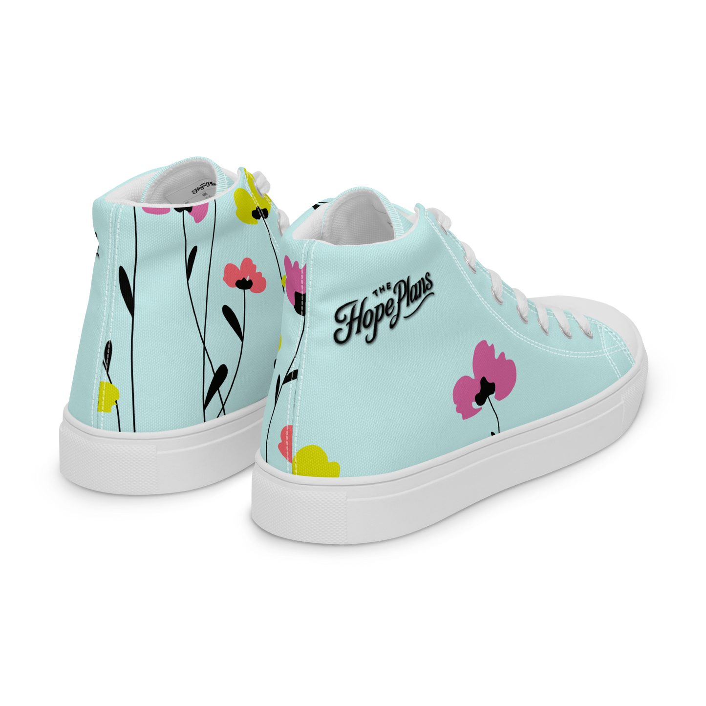 Women’s high top canvas shoes