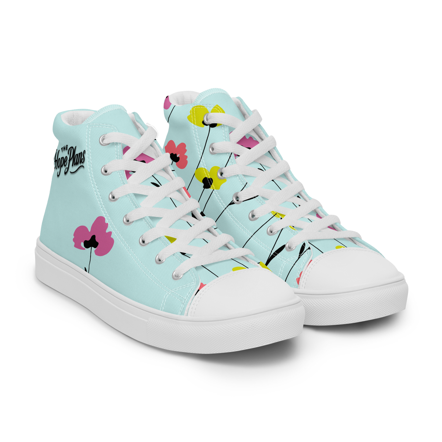 Women’s high top canvas shoes